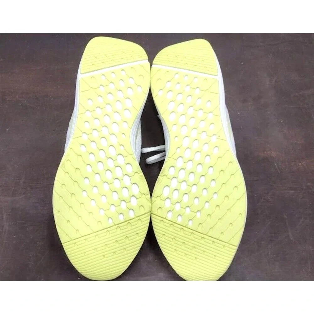 LANE EIGHT Relay Trainer M White Neon‎ Yellow Athletic Running Shoes Men US 12